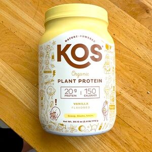 Kos plant protein vanilla 39.15oz